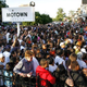 Fans mourn Michael Jackson in 2009 in Detroit. (Getty Images)